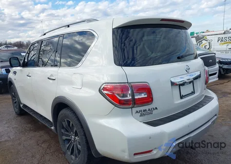 2017 Nissan Armada Platinum из США, поврежденный, VIN JN8AY2NE5H9703733